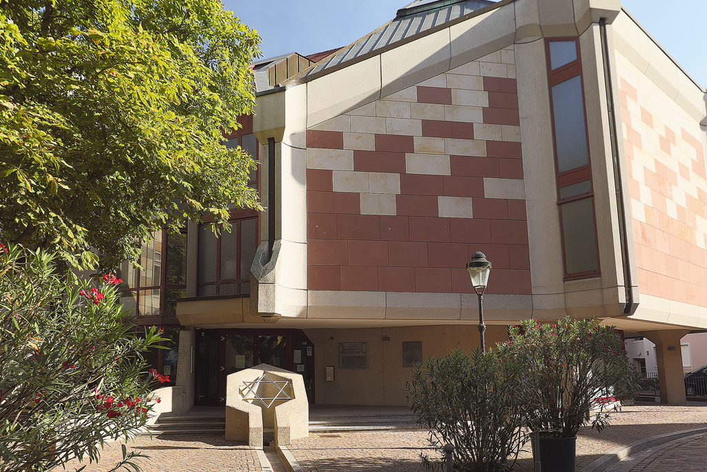 Aussenansicht der Synagoge